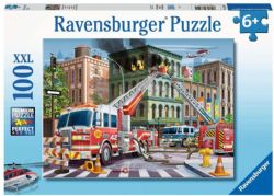 RAVENSBURGER CASSE-TÊTE 100 PIÈCES XXL - CAMION D'INCENDIE AU TRAVAIL #13329